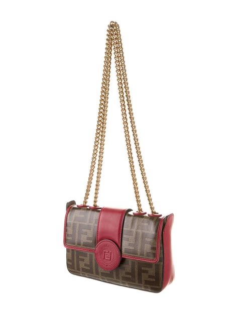 fendi mini double f shoulder bag|fendi bag with thick strap.